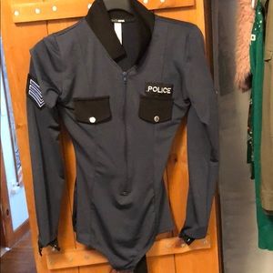 Police Halloween costume bodysuit